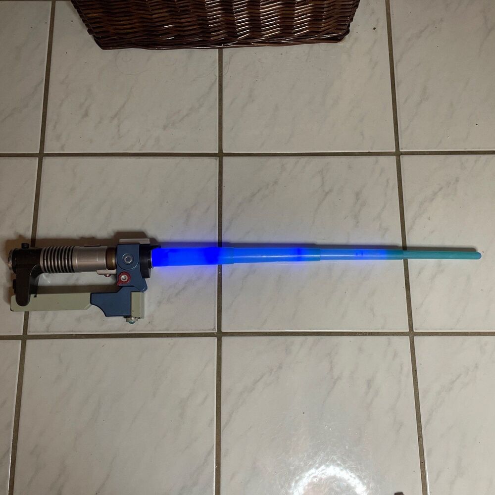 Disney Parks Star Wars Galaxy’s Edge Ezra Bridger Lightsaber Blaster WORKS Rebel